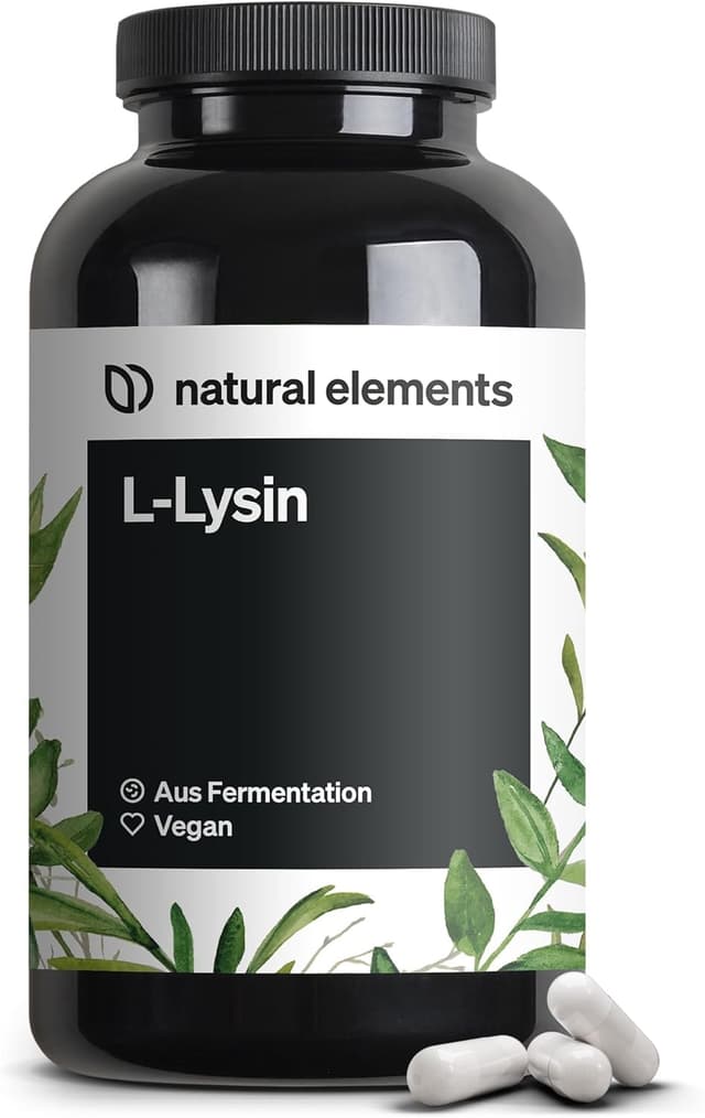 Detalle de natural elements L‑Lysin 800 mg Kapseln 365 Stück 💊