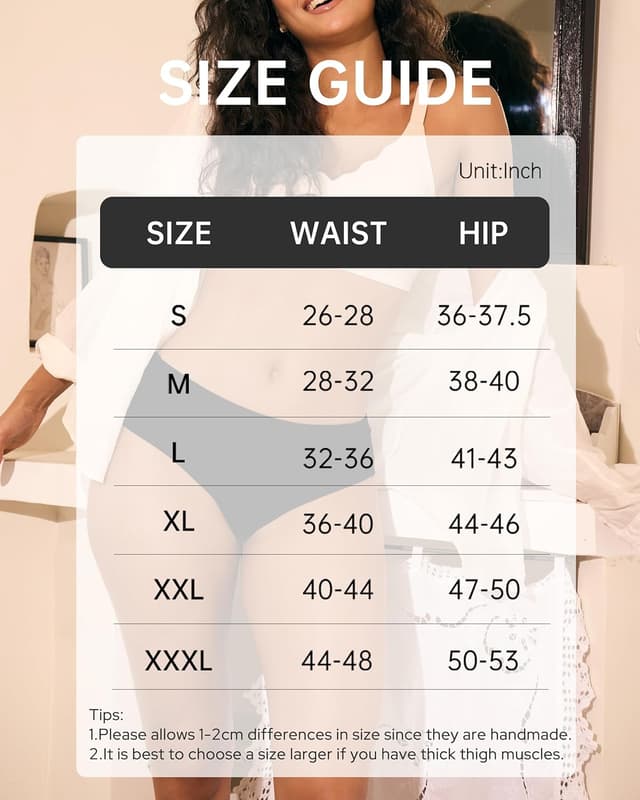 Detalle 2 de BAMBOO COOL Womens Underwear Moisture-Wicking Briefs 5-Pack