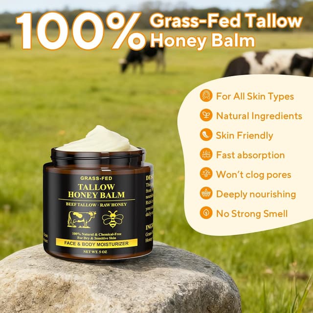 Detalle 2 de Henjaca Beef Tallow Balm 5 oz