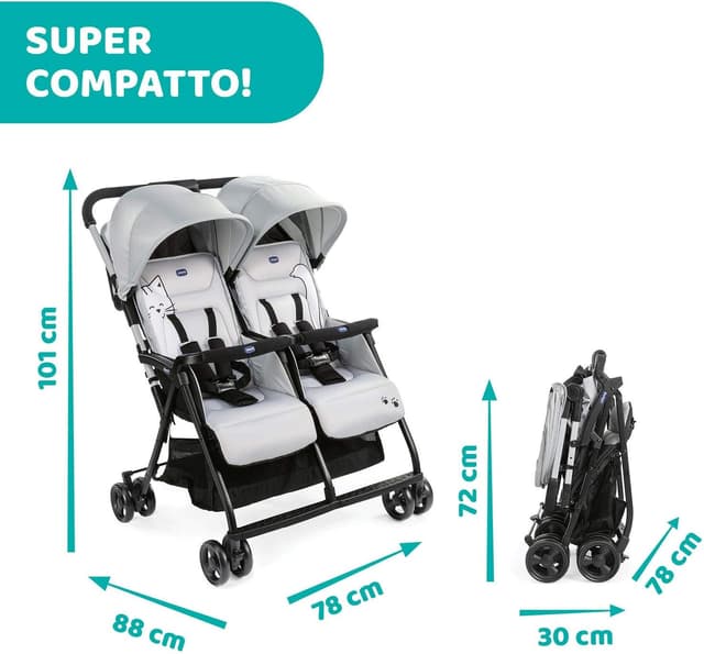Thumbnail 4 de Chicco OHlalà Twin Gemellare passeggino leggero