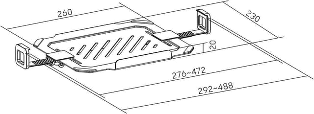 Thumbnail 6 de Support universel Aiseens pour ordinateur portable 12-17 pouces, noir ⚙