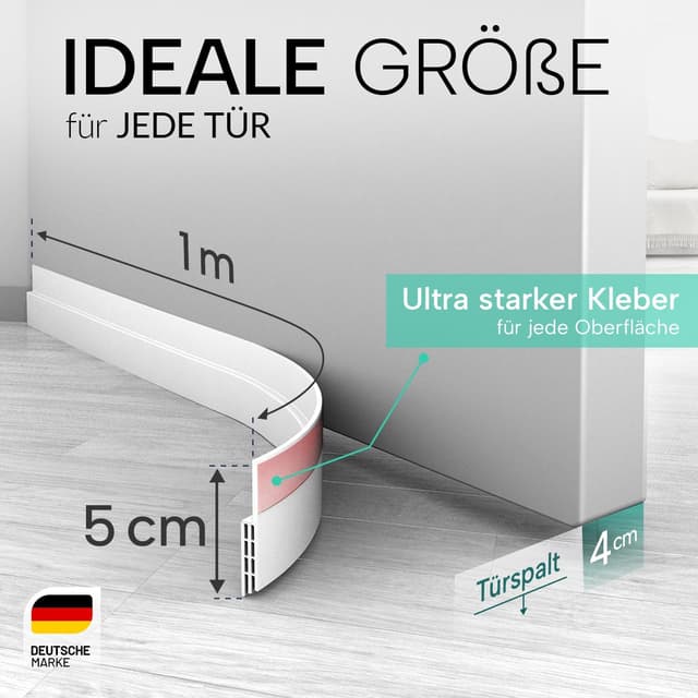 Detalle 2 de Vellure Türdichtung selbstklebend 1 Stück 🚪