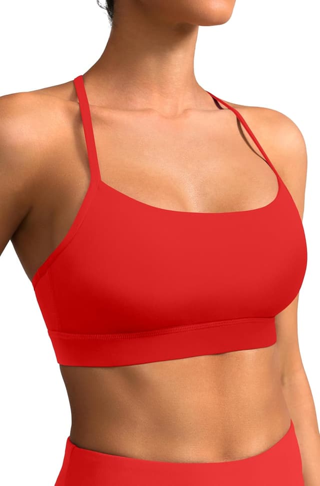 Detalle de Mirity Padded Y-Back Sports Bra (Racerback Low Impact Spaghetti Strap)
