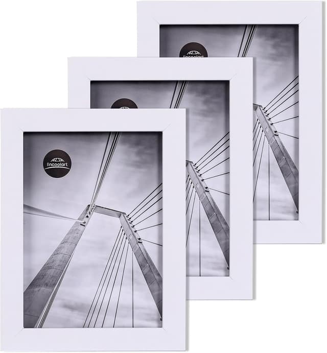 Detalle de Lot de 3 cadres photo lincoolart 13x18 cm ⚙