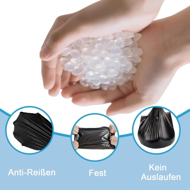 Detalle 2 de Kleine Müllbeutel 10 l mit Zugband