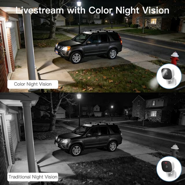 Detalle 2 de VIM TAG Vimtag Outdoor Security Camera 2.5K (2.4G/5G Wi‑Fi) with Color Night Vision