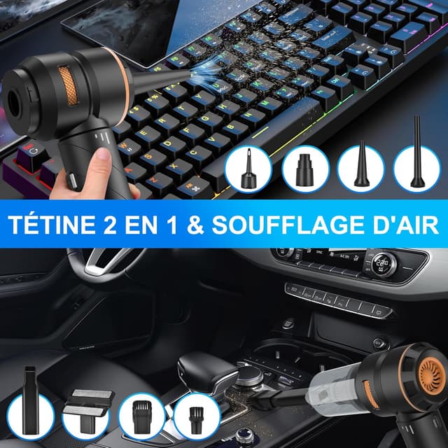 Thumbnail 6 de Aspirateur voiture 18000 PA portable