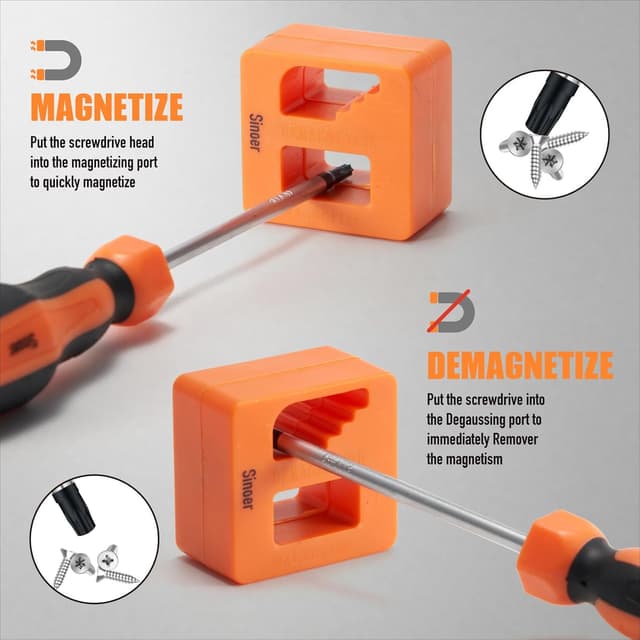 Detalle de Sinoer Set cacciaviti magnetici 70 pezzi