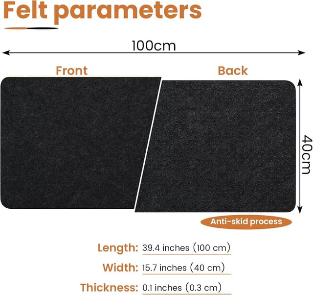 Thumbnail 1 de Schreibtischunterlage Filz 100x40 cm