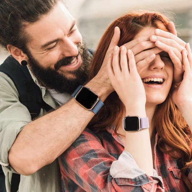 Detalle 2 de CCnutri 4 Pack Stretchy Nylon Watch Strap