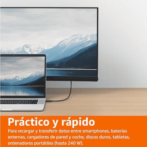 Thumbnail 5 de Amazon Basics Cable USB-C a USB-C 1 m, 240 W