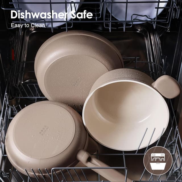 Detalle 2 de SENSARTE Ceramic Nonstick Cookware Set 17pc