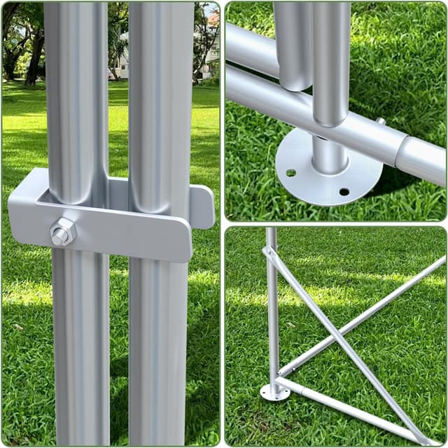 Detalle 2 de Sonnewelt Recinto para gallineros 3x6x2 m