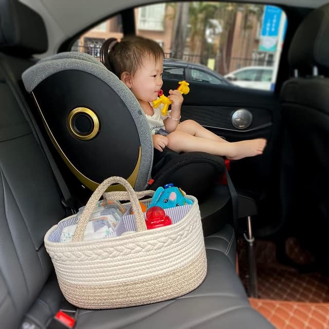 Thumbnail 5 de YeaYee Baby Windel Caddy Organizer 36,1 x 22,1 x 18 cm