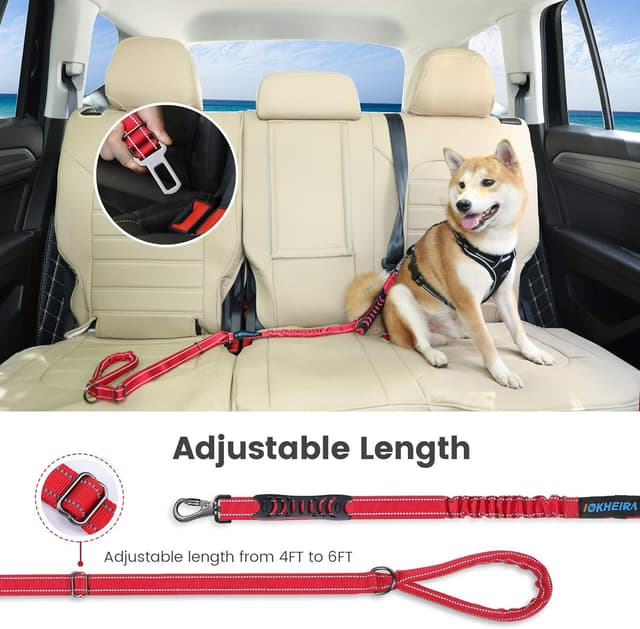 Thumbnail 5 de IOKHEIRA Red Zinc Alloy Dog Lead