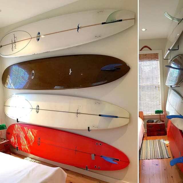 Detalle 2 de Kitmiido Heavy Duty Ladder Hooks (9-piece set) for garage wall storage