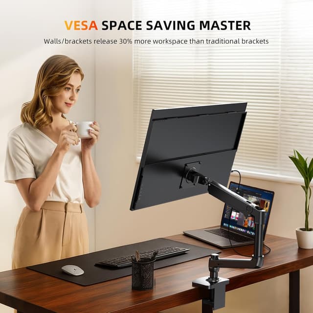 Detalle 2 de UPERFECT Portable Monitor 4K 23.8" QLED (UHD, 100% DCI-P3, 400 nits) with USB-C & HDMI