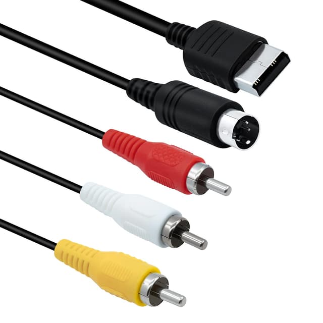 Detalle de McBazel S-AV Kabel S-Video/RCA Audio-Video 1,7 m für Sega Dreamcast
