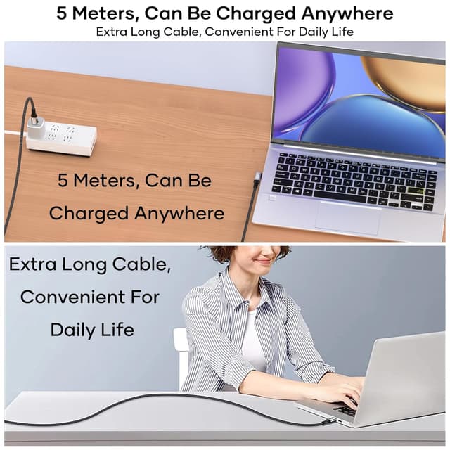 Thumbnail 6 de woednx USB-C to USB-C 5M 240W cable