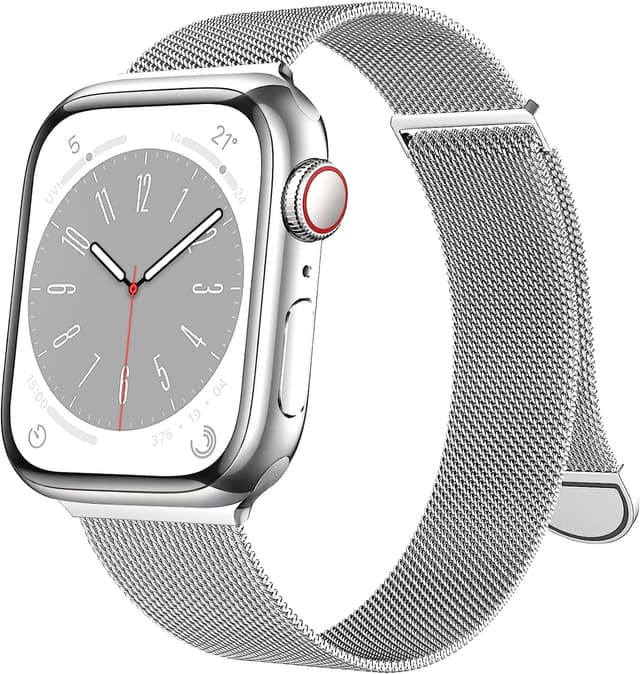 Detalle de ORRLBB Magnetic Clasp Stainless Steel Strap for Apple Watch (Series 11–1 & Ultra/SE, 49–38mm)