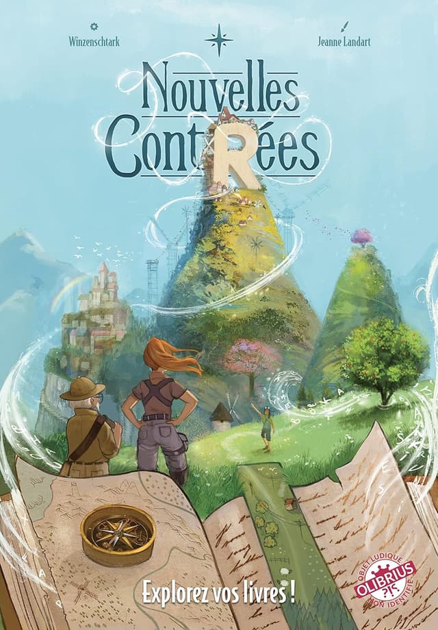 Detalle 2 de Asmodee Olibrius Nouvelles Contrées — jeu coopératif de narration dans vos livres