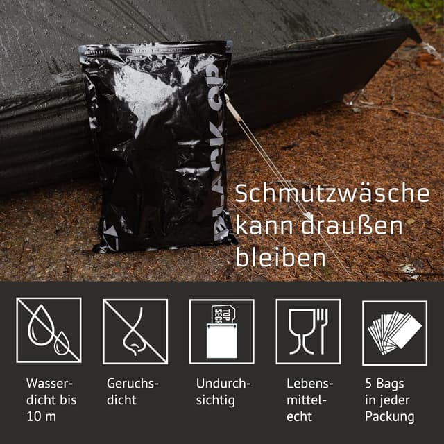 Detalle 2 de Noaks Bags Packung wasserdichte Beutel IPX8 5er