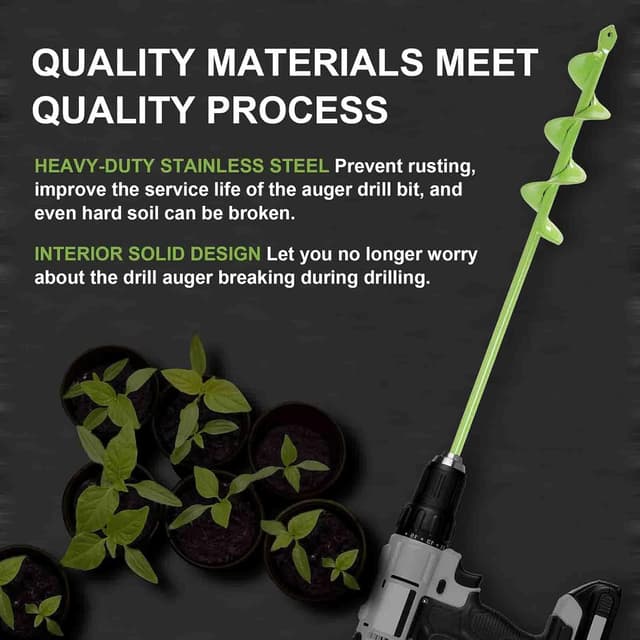 Detalle 2 de TCBWFY Auger Drill Bit 1.6 x 16.5 in ๐