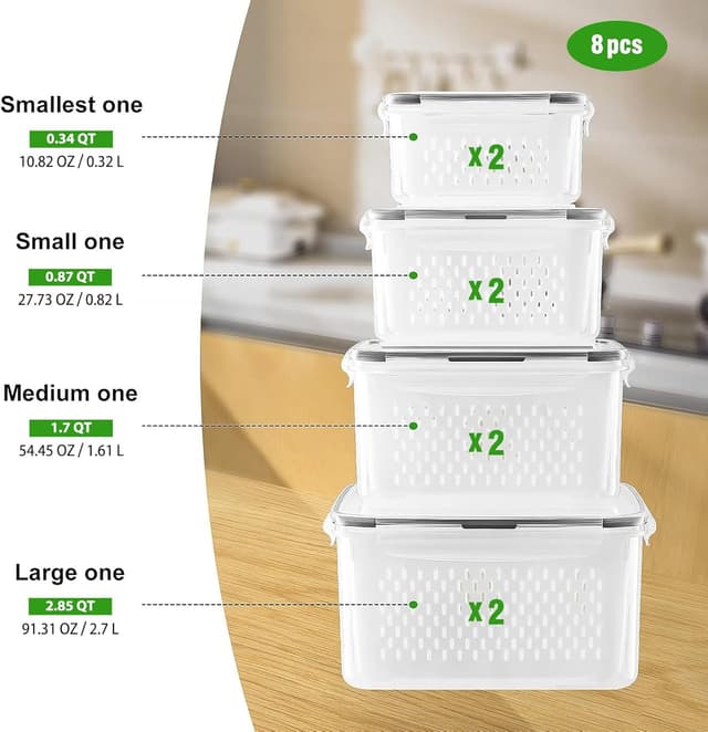 Thumbnail 1 de Freshmage Fruit Storage Containers ⚙