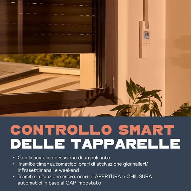 Detalle 2 de HOMEPILOT Avvolgitore RolloTron Premium Smart con controllo tapparelle a cinghia, trazione 45 kg