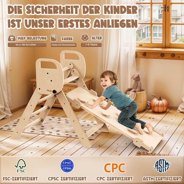 Thumbnail 2 de Woodure Montessori Klettergerüst 6-in-1
