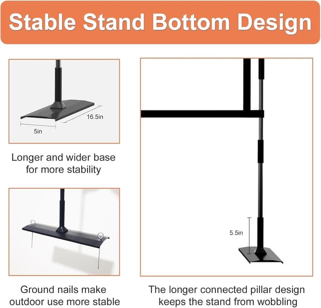 Detalle 2 de TOWOND 120-inch Portable Projector Screen with Stand (16:9, 4K, 4K Front/Rear Projection)