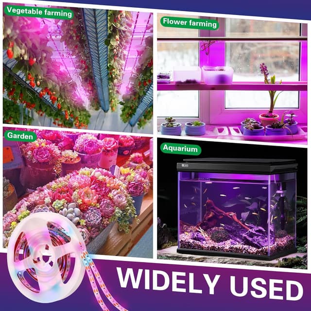 Thumbnail 6 de Grow Light Strip 120 LEDs 6.56ft for indoor plants 🌱