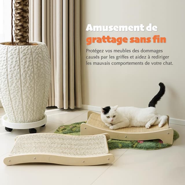 Thumbnail 5 de PETKARAY Griffoir en sisal incurvé pour Chat