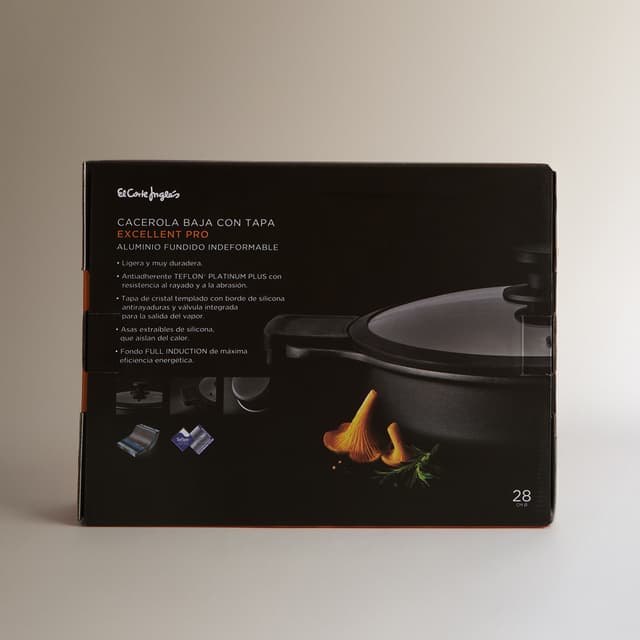 Thumbnail 4 de El Corte Inglés Cacerola baja Excellent Pro 24 cm
