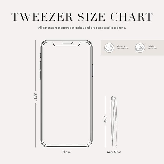 Detalle de Tweezerman Exclusive Evening Blue Mini Slant Tweezer