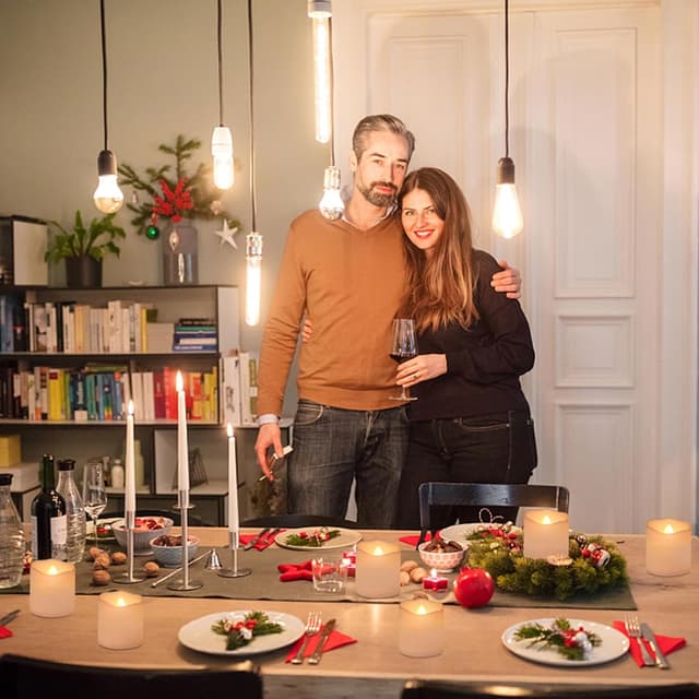 Detalle de CNMTCCO LED Candle Lights 24pcs