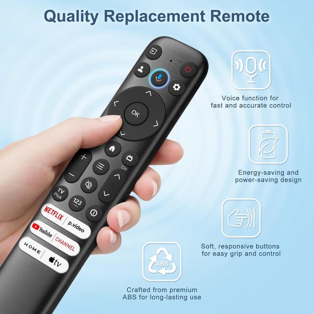 Thumbnail 3 de RC813 TCL Google TV Voice Remote Replacement
