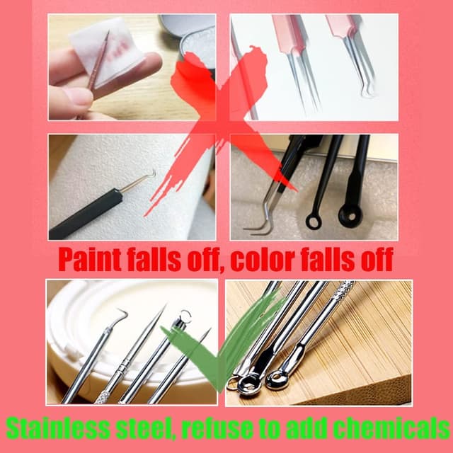 Detalle 2 de 6 Pieces Blackhead Remover Tool Kit 6pc