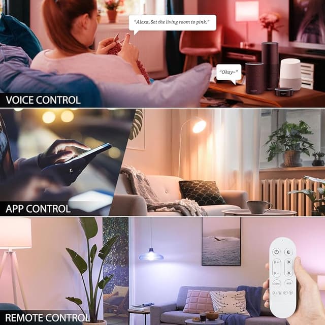 Detalle 1 de LVWIT Pack 6 Bombillas Vintage LED E27, Luz Cálida 2500K 🕯