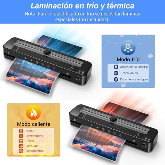 Detalle de Raycial Plastificadora A3 con 30 hojas