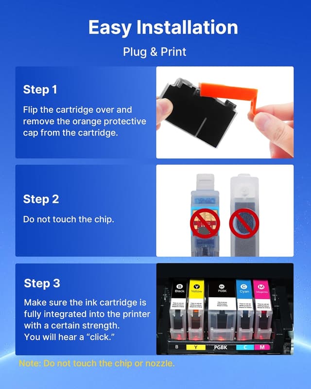 Thumbnail 6 de RUDGUZ 551 XL Multipack Druckerpatronen 5er-Pack đź–¨