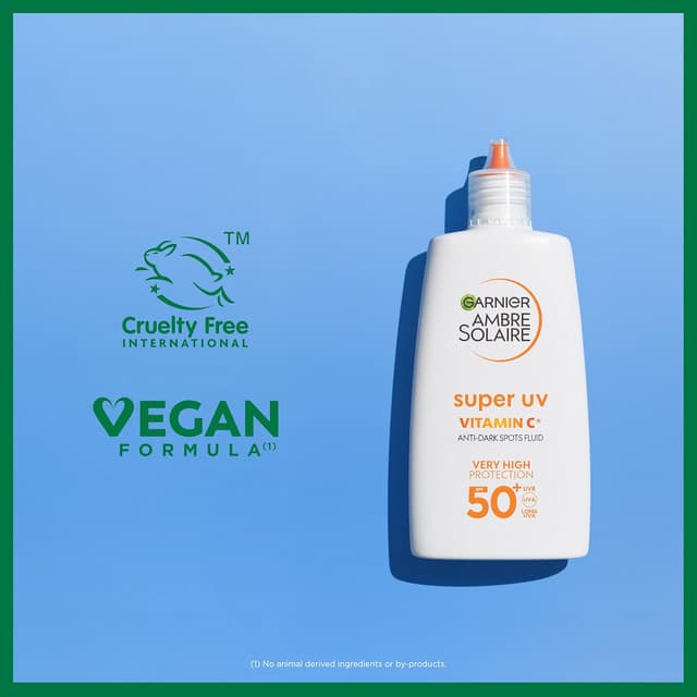 Thumbnail 6 de Garnier Ambre Solaire Super UV Vitamin C Daily Fluid gegen dunkle Flecken (LSF 50+, unsichtbares Finish), 40 ml