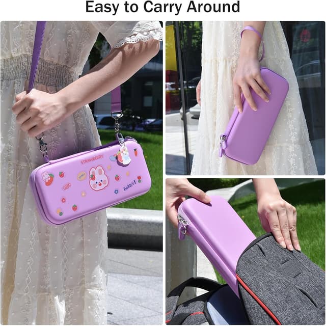 Thumbnail 6 de Younik Switch OLED Accessories Bundle (17-in-1 kit) with carry case, stand, screen protectors and J-Con covers