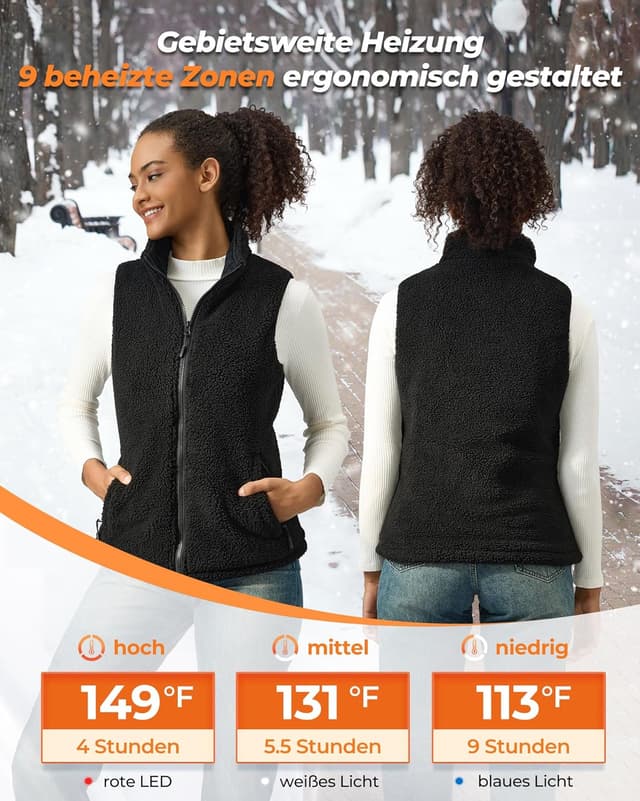Thumbnail 1 de GOTOBI Beheizbare Fleece Weste 16000mAh