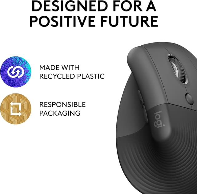 Thumbnail 4 de Logitech Lift Vertical Ergonomic Mouse 57°