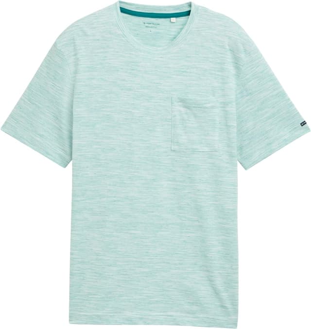 Detalle 2 de TOM TAILOR 1045624 T-Shirt da uomo con taschino sul petto
