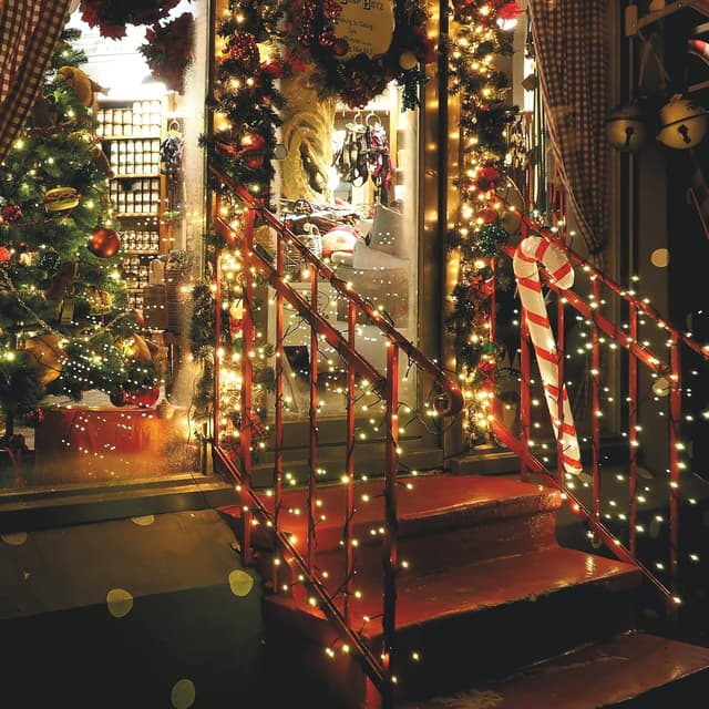 Detalle de SALCAR Luci Natale — guirlande lumineuse de Noël extérieure imperméable avec télécommande, 80 m et 1330 LED