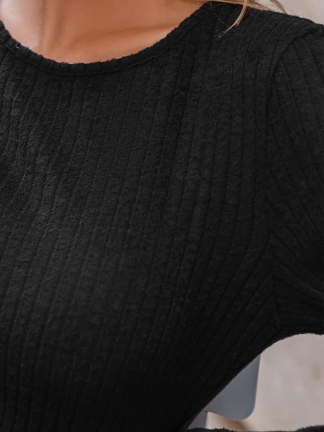 Detalle 1 de CUPSHE mini robe en tricot 85 % polyester