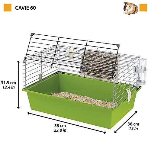 Detalle 2 de Ferplast CAVIE 60 jaula para conejillos 58×38×31,5 cm 🐹