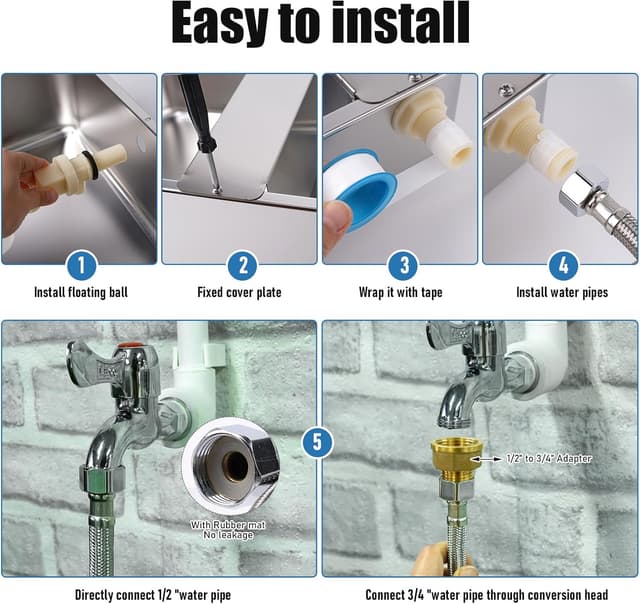 Detalle de MasXirch automatischer Wasserspender für Hunde 25 l – XL aus Edelstahl, selbstnachfüllend